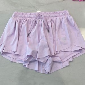 Light purple flowy shorts